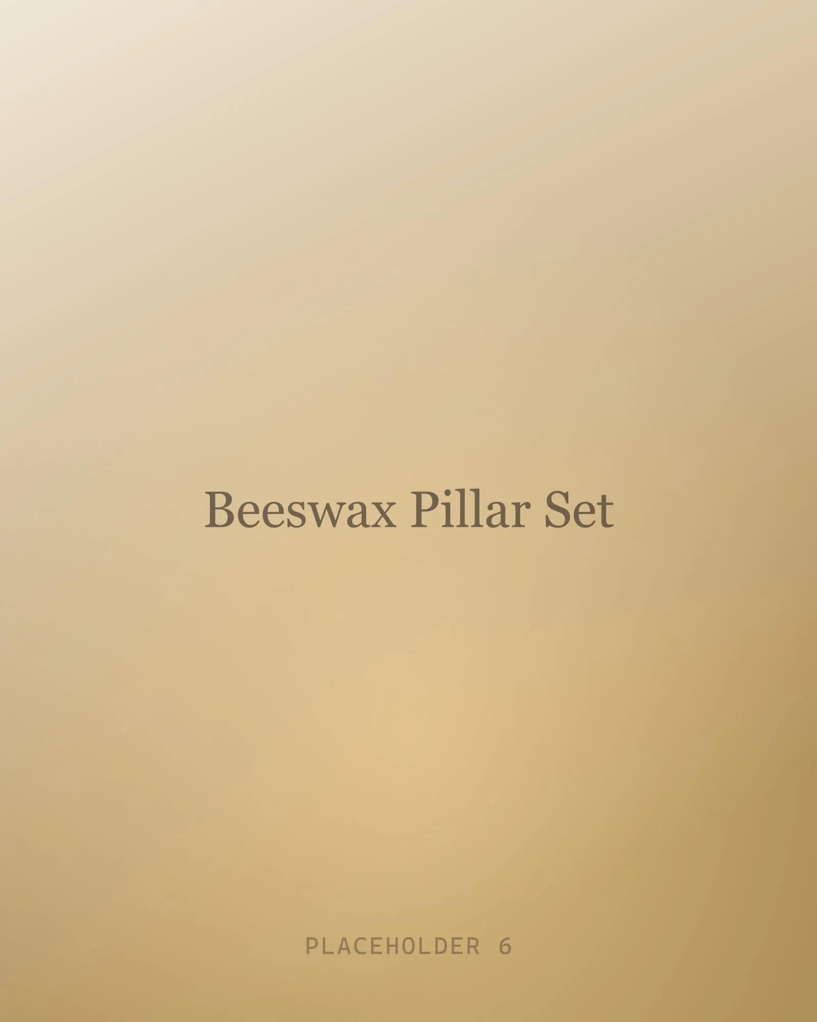 Beeswax Pillar Set Test