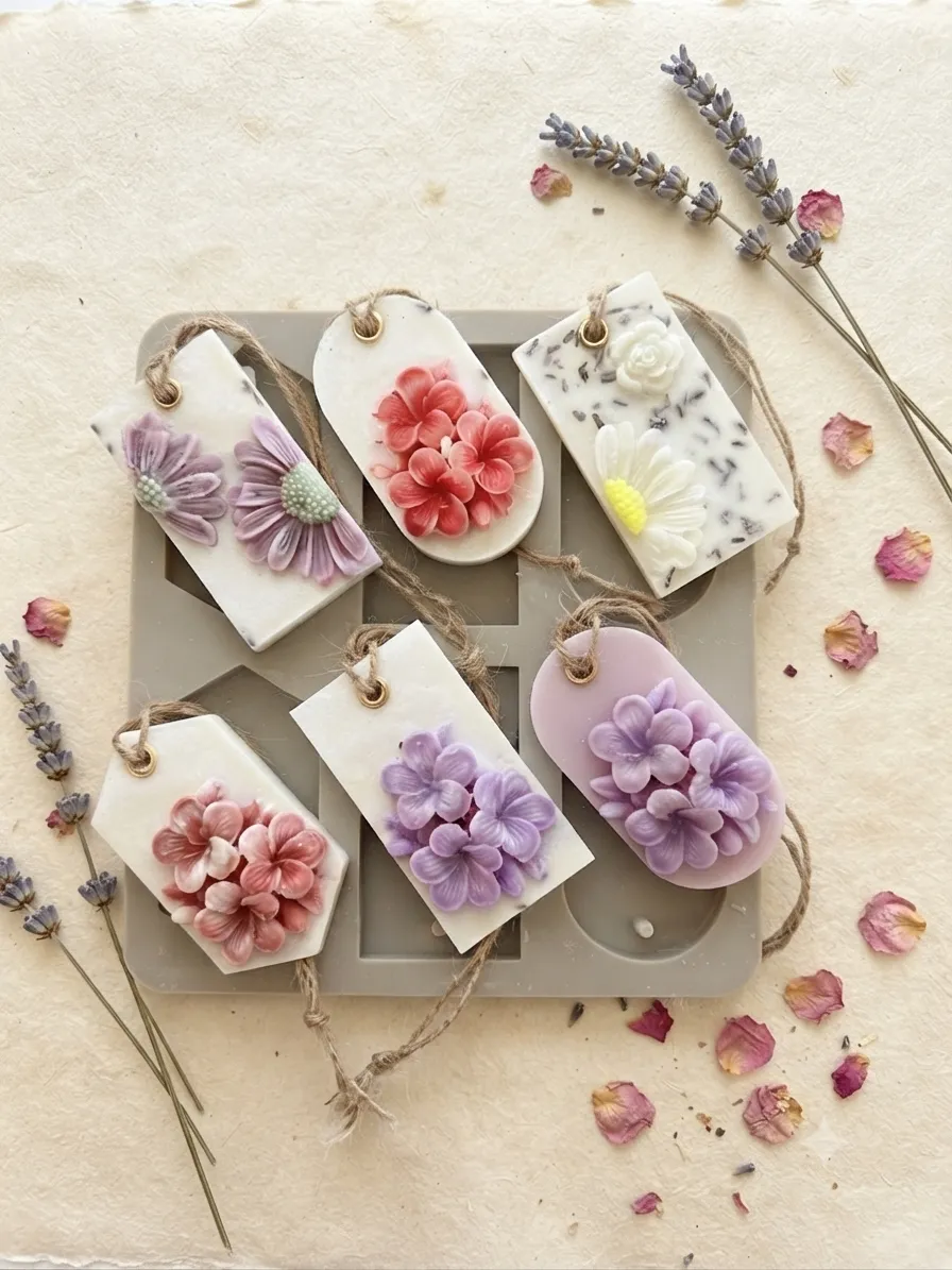 Floral Wax Melt Tag Set — view 2