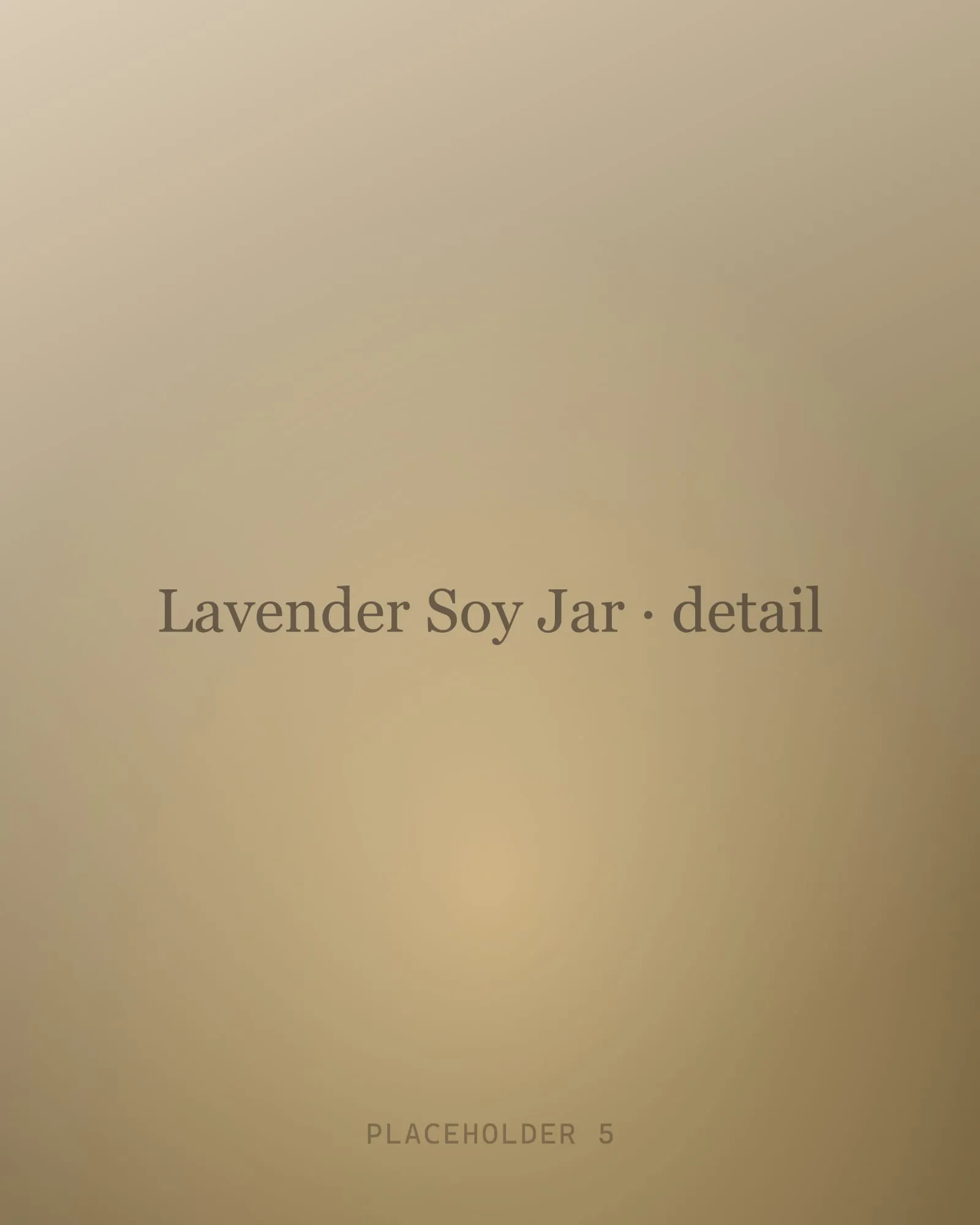 Lavender Soy Jar — view 2