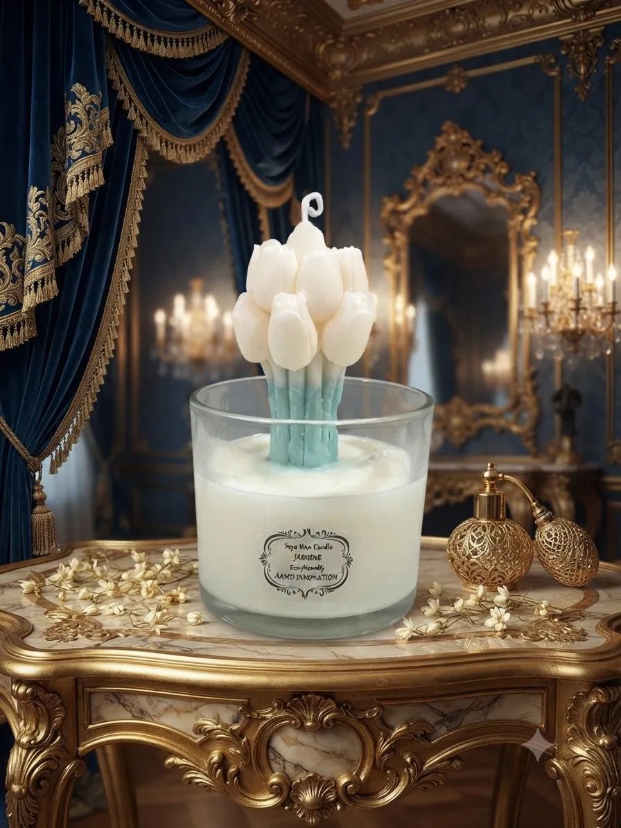 Tulip Bouquet Candle — view 6
